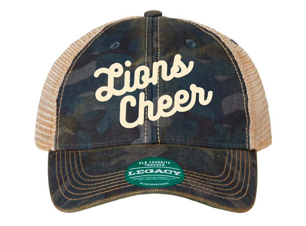 McKinney High Cheer Richardson Relaxed Navy Camo Script Snapback