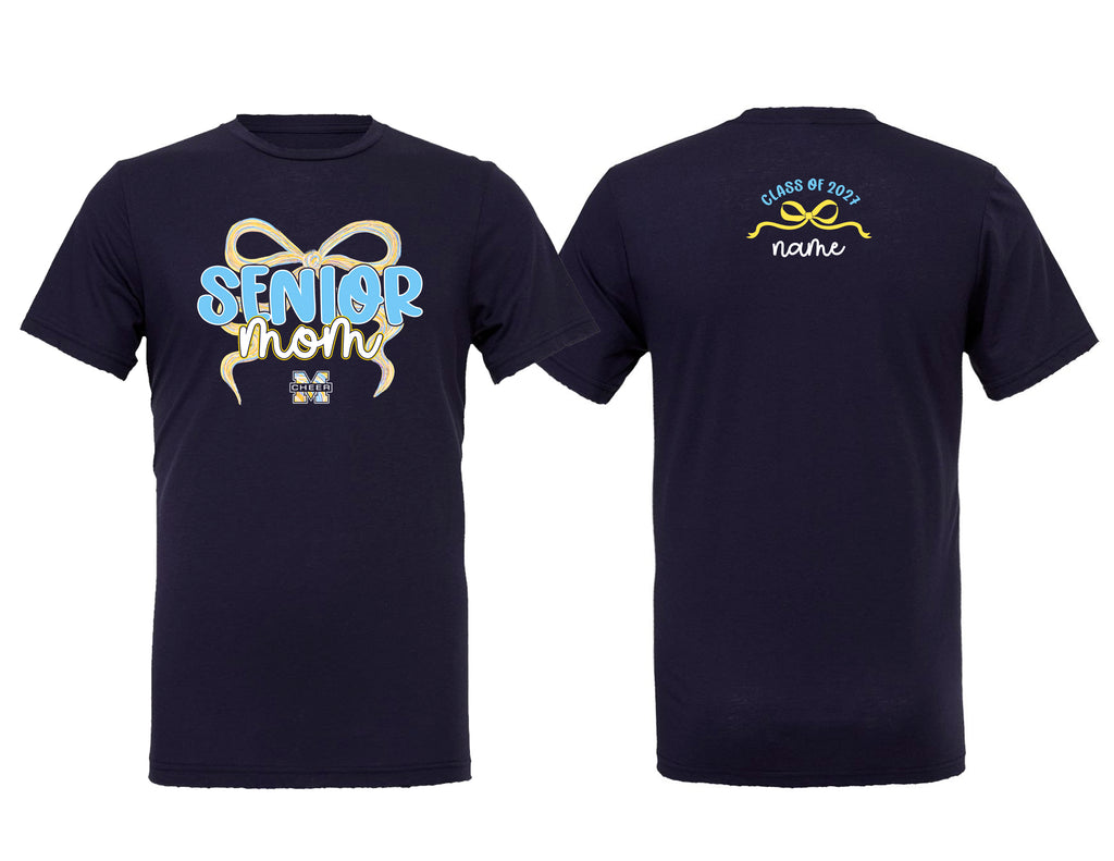 McKinney High Cheer Senior Mom Bella Canvas Tee