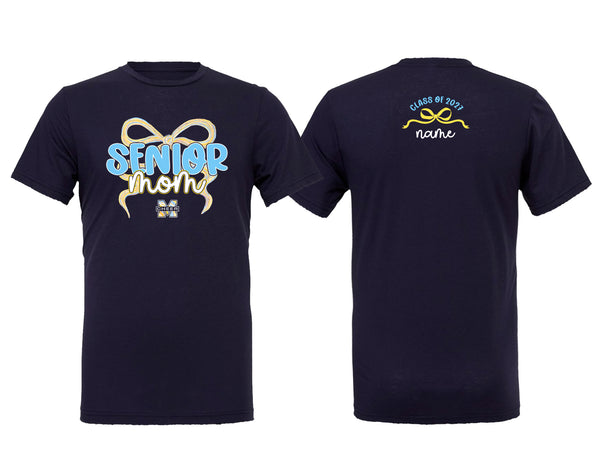 McKinney High Cheer Senior Mom Bella Canvas Tee