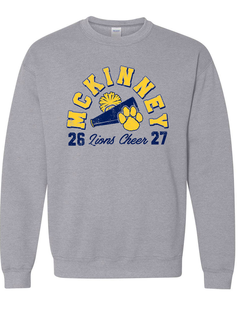 High Cheer Sports Gray Gildan Crewneck