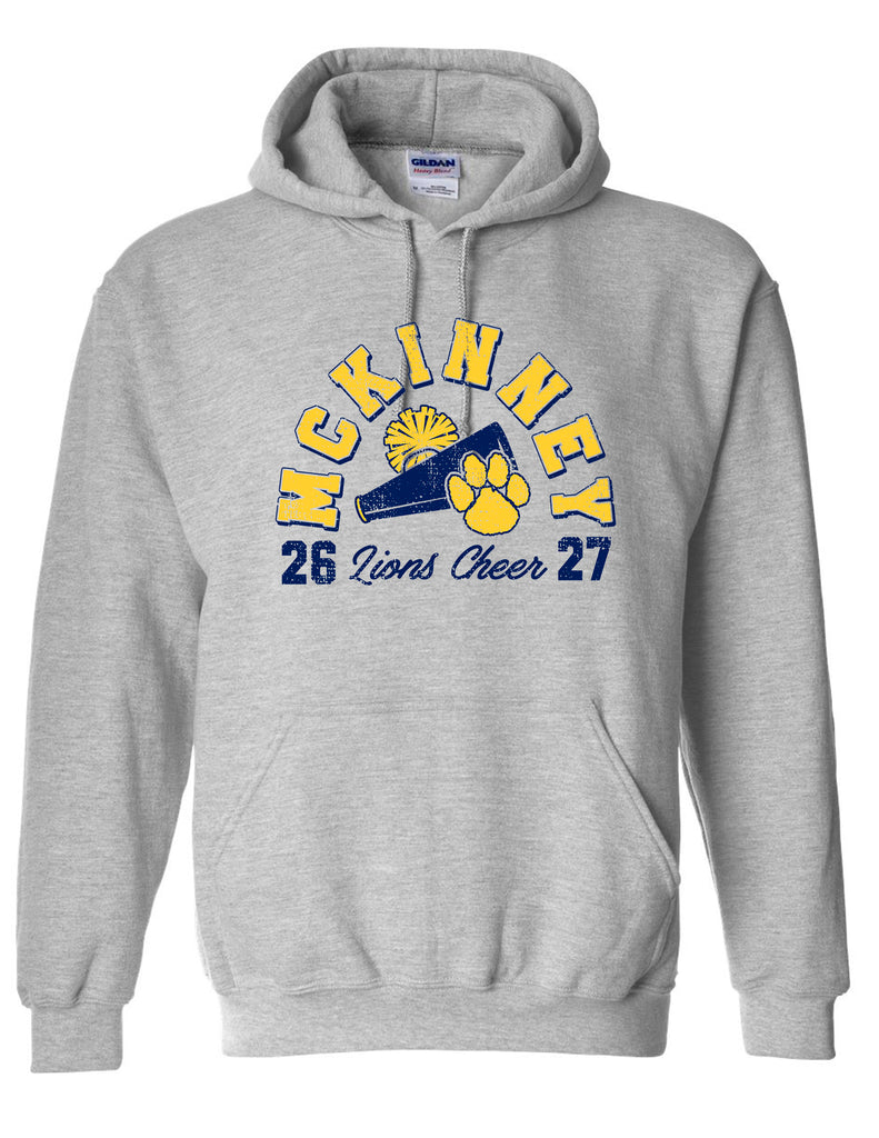 High Cheer Sports Gray Gildan Hoodie