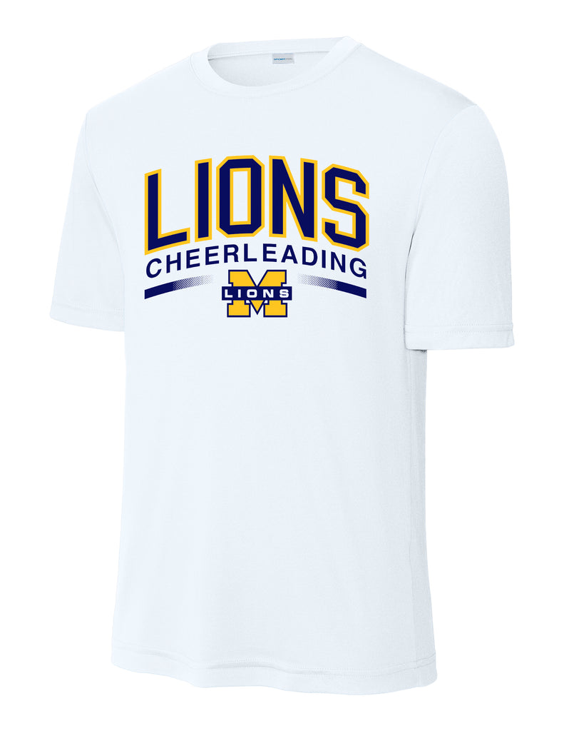 High Cheer White Drifit Practice Tee