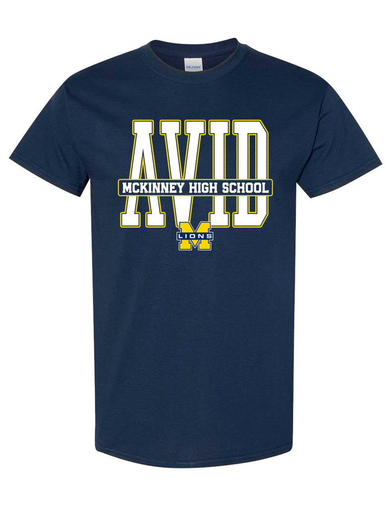 MHS AVID Tall Gildan Navy Tee