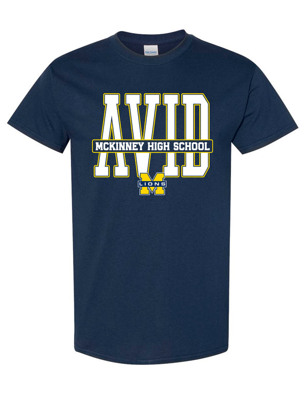 MHS AVID Tall Gildan Navy Tee