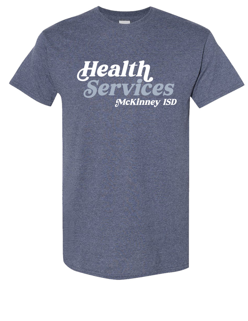 MISD Health Services Heathered Navy Tee