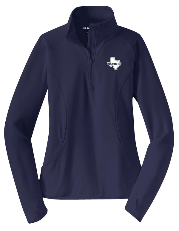 McKinney ISD Navy Sport Tek Women's Quarter Zip