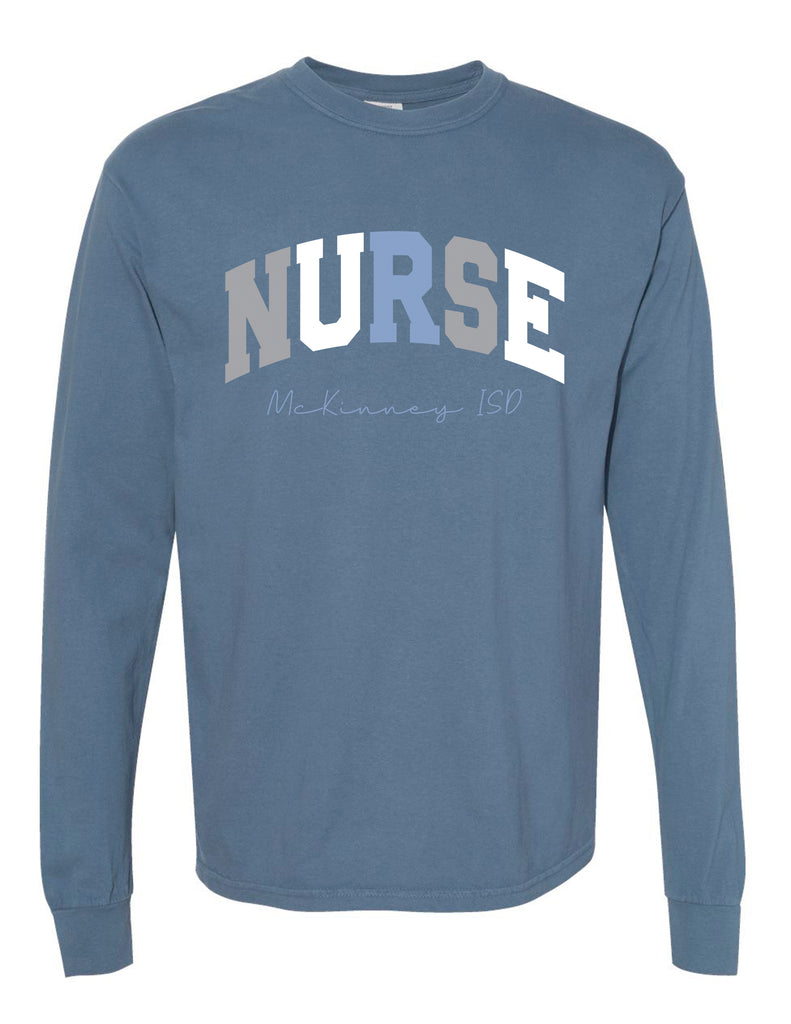 MISD Health Services Comfort Color Nurse Long Sleeve T-Shirt