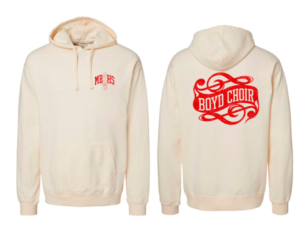 McKinney Boyd Choir Comfort Wash Parchment Frocket Hoodie