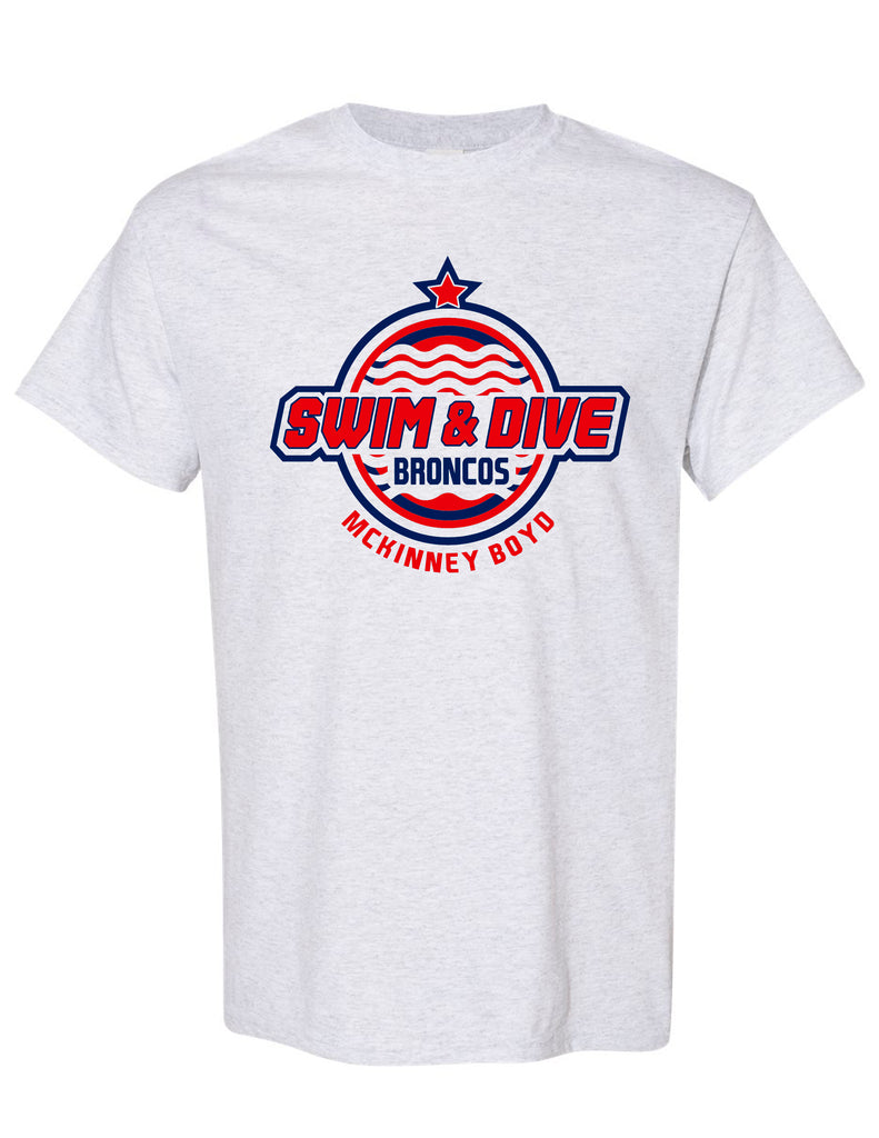 Boyd Swim and Dive Gildan Short Sleeve T-Shirt Ash