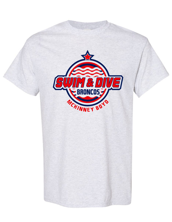 Boyd Swim and Dive Gildan Short Sleeve T-Shirt Ash