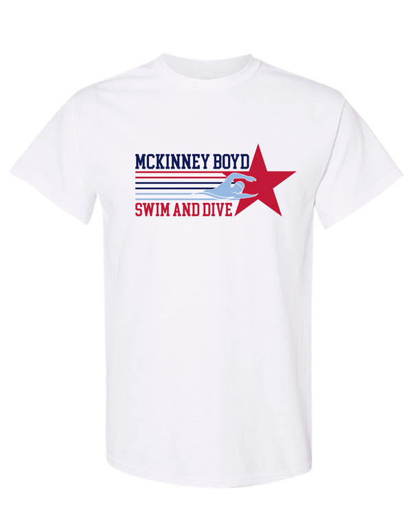 Boyd Swim and Dive Gildan Short Sleeve T-Shirt White