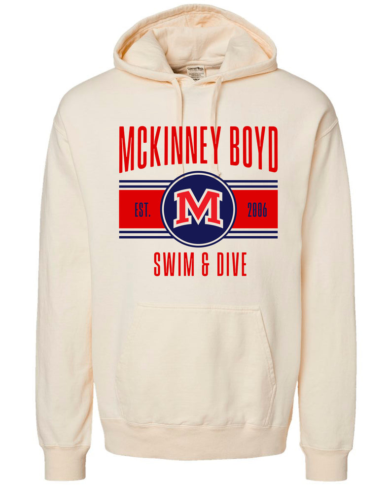 Boyd Swim and Dive Comfort Wash Hoodie Parchment