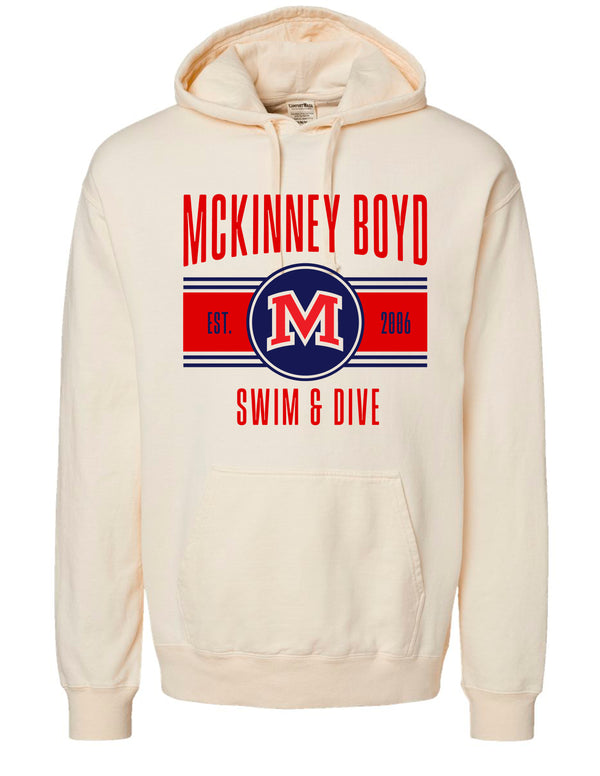 Boyd Swim and Dive Comfort Wash Hoodie Parchment