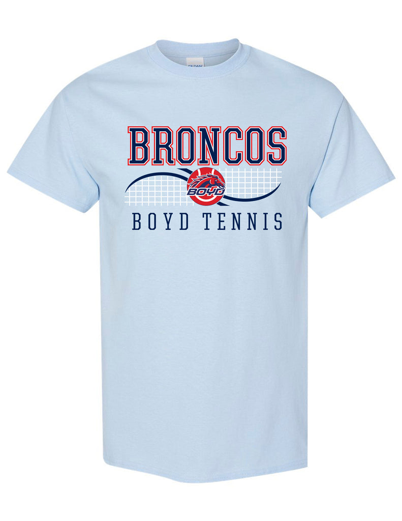 Boyd Tennis Gildan T-Shirt Light Blue