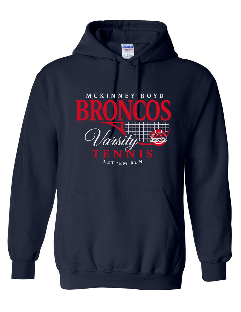 Boyd Tennis Gildan VARSITY Hoodie Navy