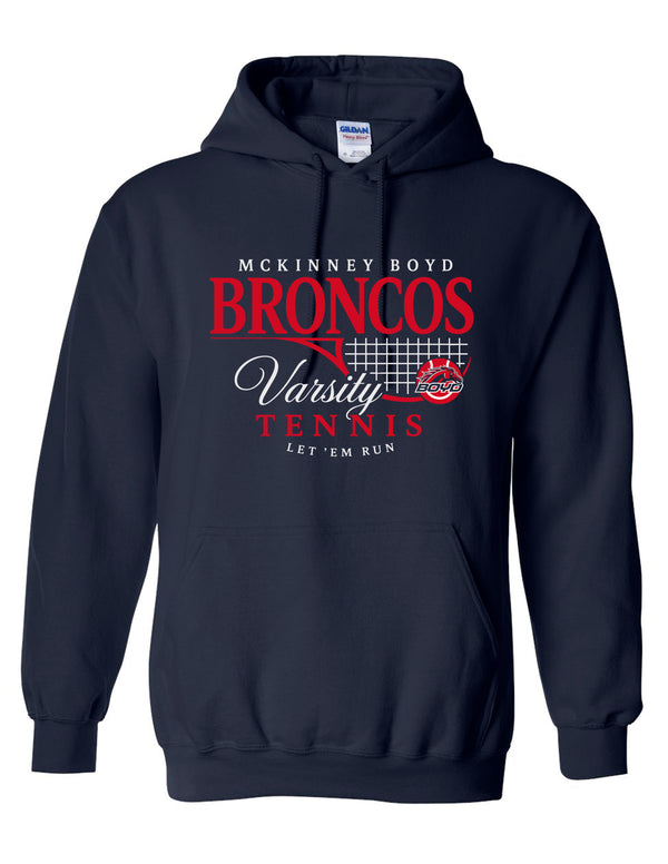 Boyd Tennis Gildan VARSITY Hoodie Navy