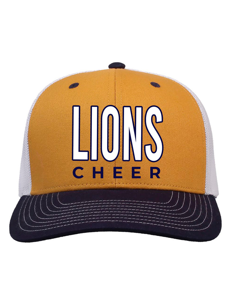 McKinney High Cheer The Game Tricolor LIONS Snapback