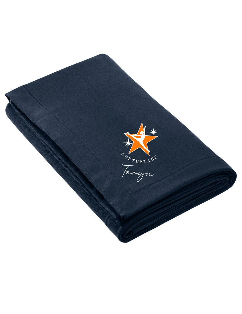 McKinney NorthStars Port & Co. Oversized Sweatshirt Blanket in Navy