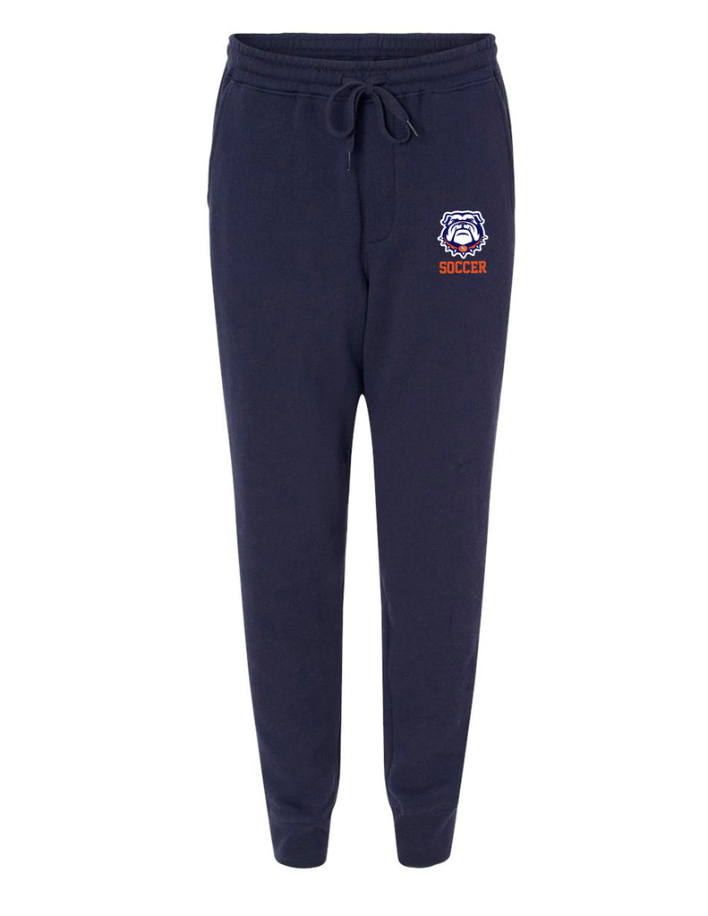 North Soccer Navy Joggers with Embroidery