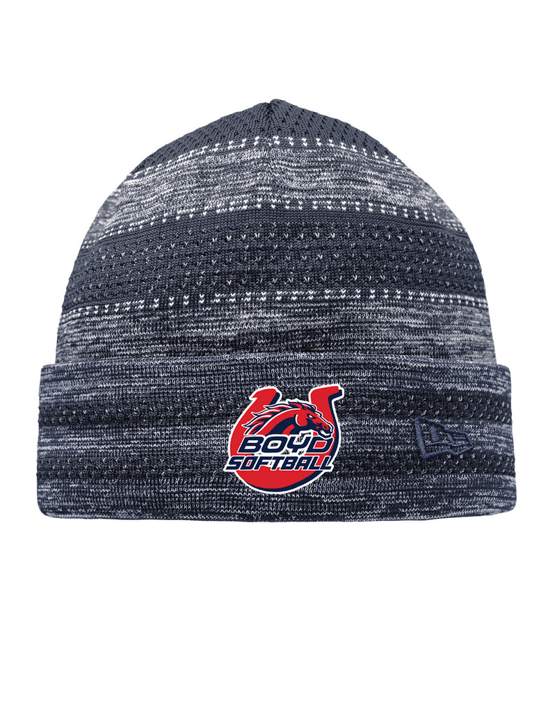 Boyd Softball Fleece-Lined Knit Beanie with Embroidered Logo