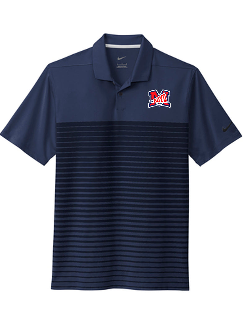 Boyd Cheer Nike Dri-Fit Vapor Block Polo with Embroidered Logo