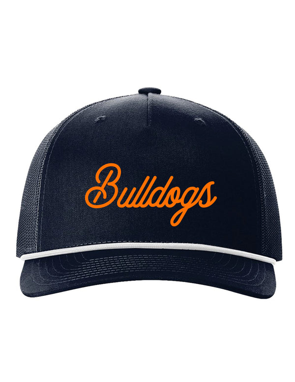 North Basketball Richardson Rope Hat Navy Script