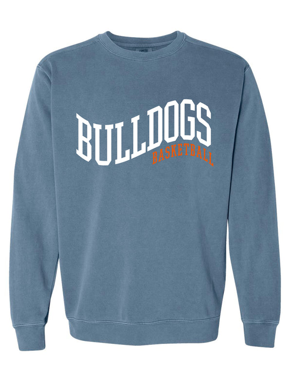 North Basketball Wave Blue Jean Comfort Colors Crewneck