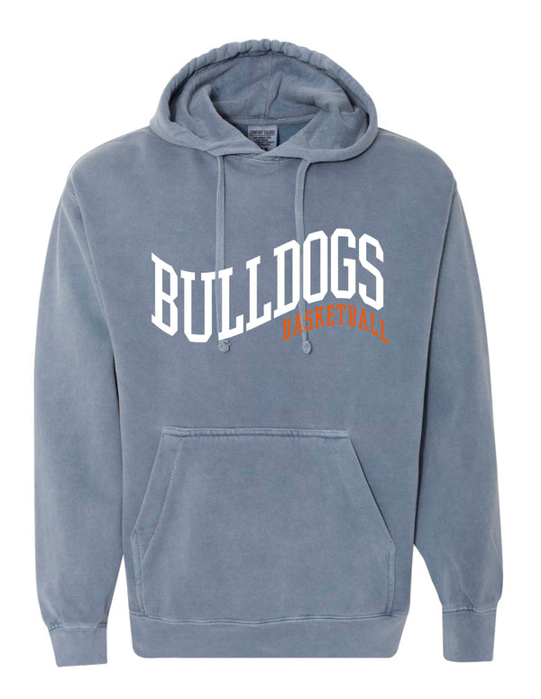 North Basketball Wave Blue Jean Comfort Colors Hoodie