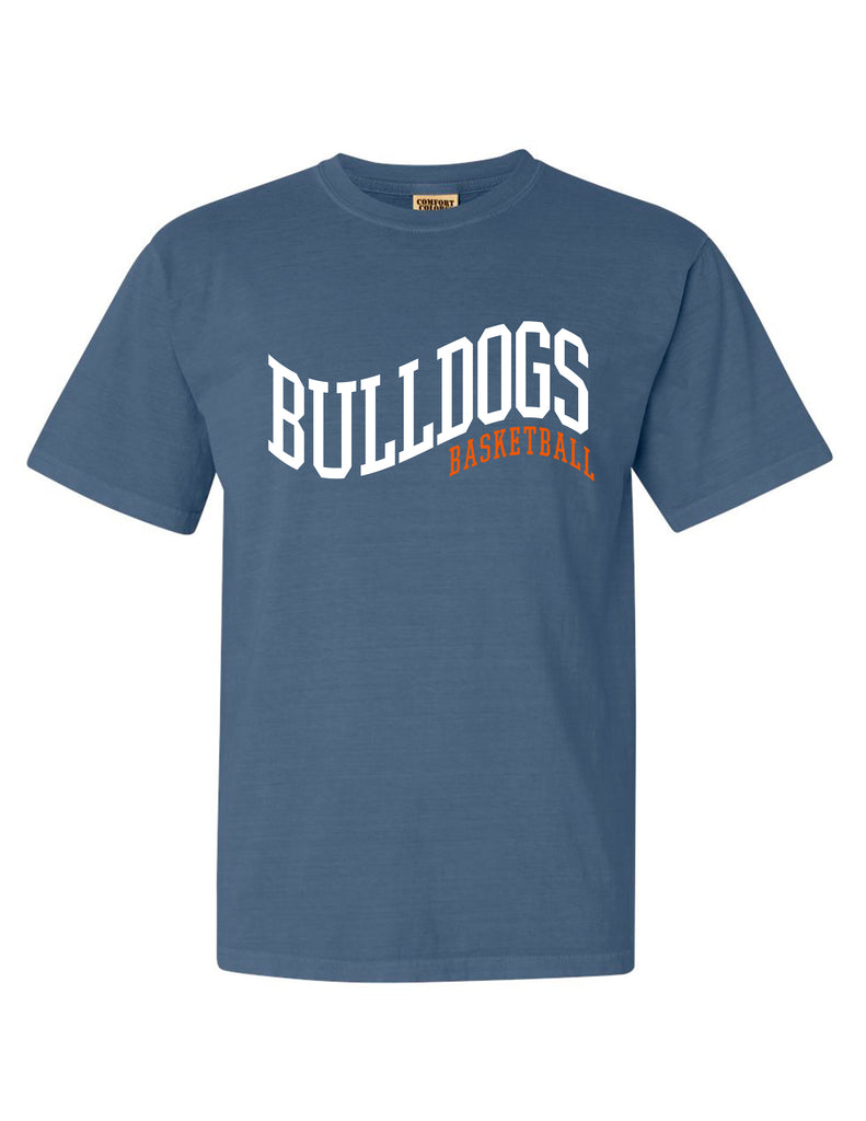 North Basketball Wave Blue Jean Comfort Colors Tee