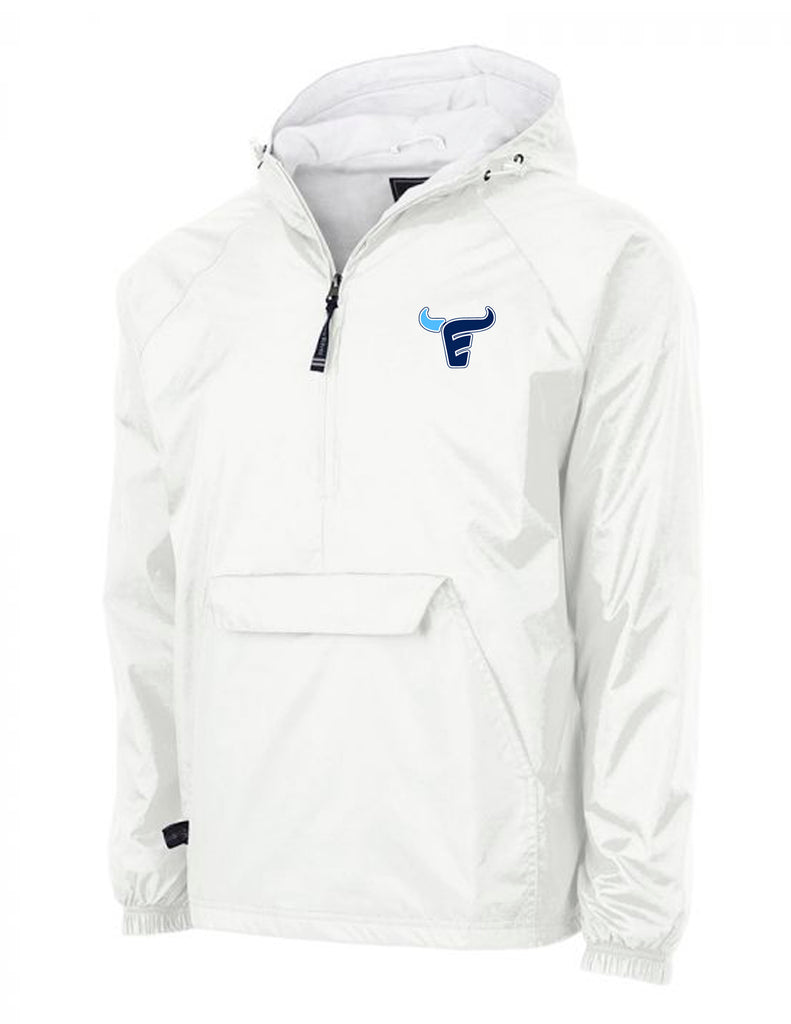Emerson Cheer Charles River All-Weather Pullover in Solid White