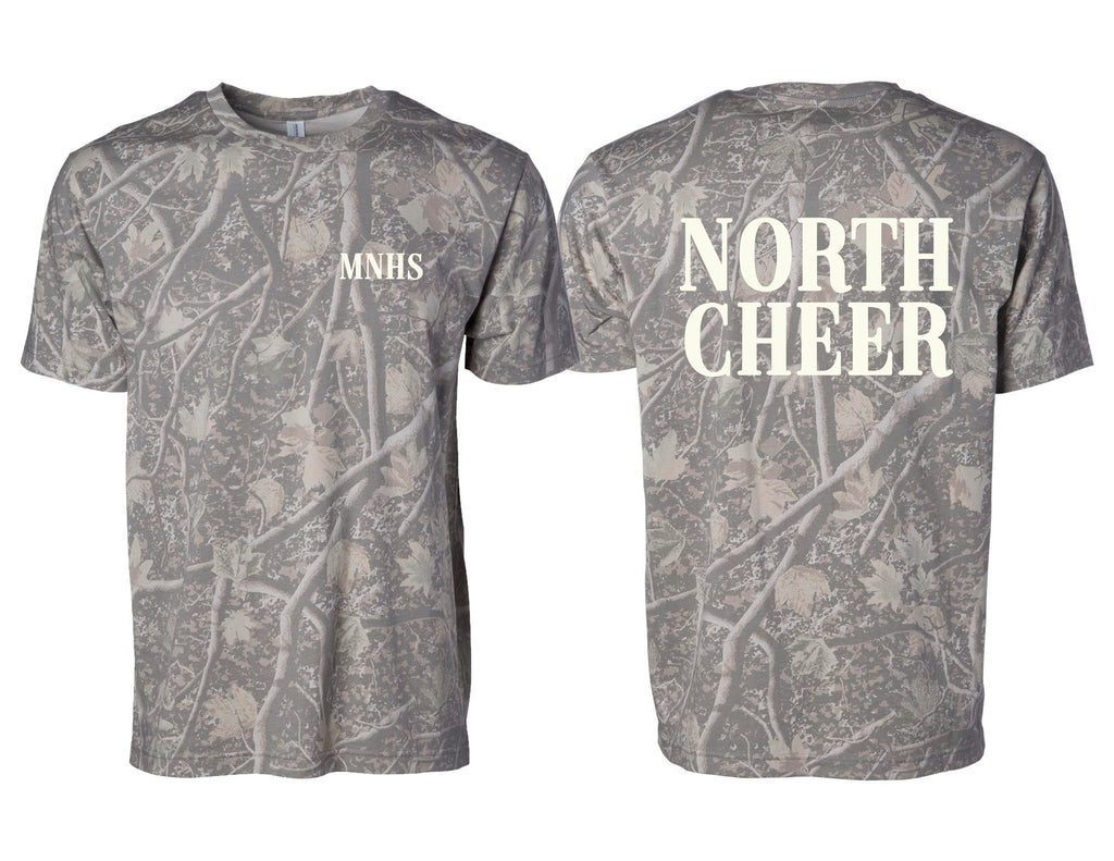 North Cheer Independent Trading Deadwood Camo Short Sleeve T-Shirt