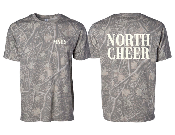 North Cheer Independent Trading Deadwood Camo Short Sleeve T-Shirt
