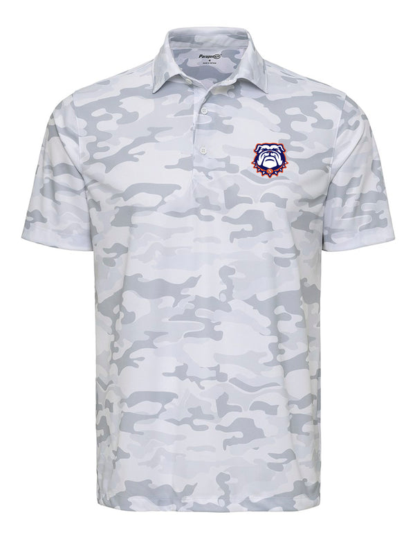 North Cheer Paragon Camo Polo w/ Embroidery Bulldog Logo