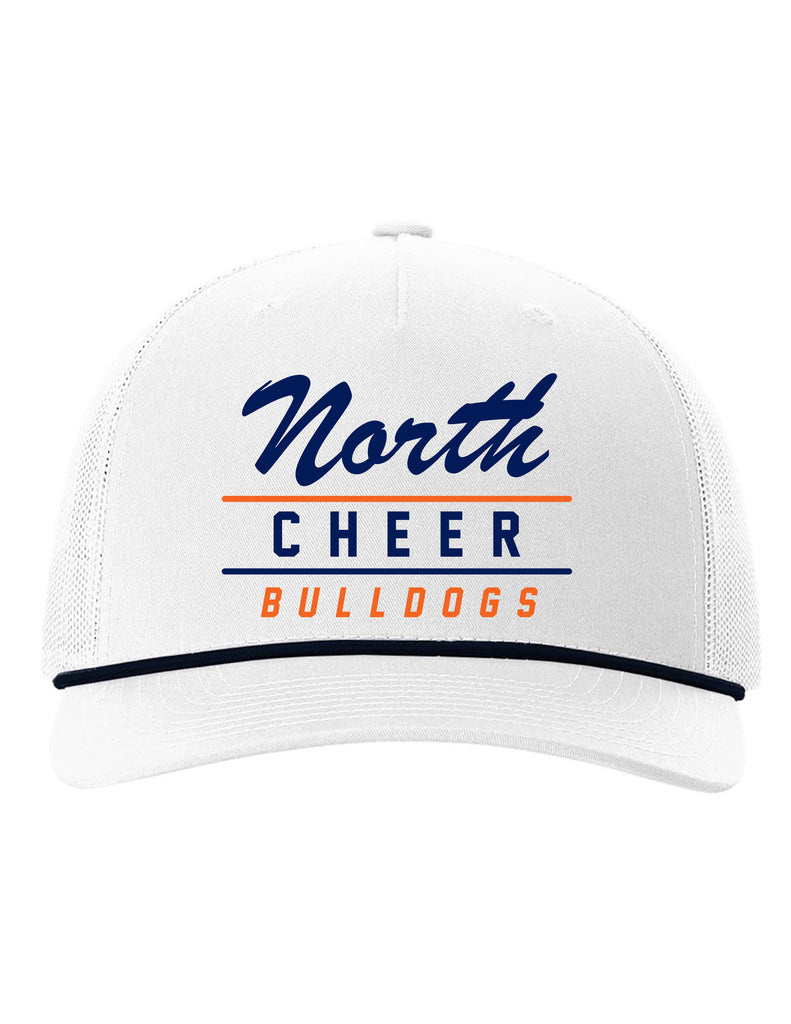 North Cheer Richardson White/Navy/White Rope Trucker Hat