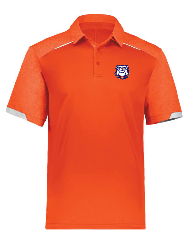 North Cheer Russell Athletics Orange Polo w/ Embroidery (with or without CHEER)