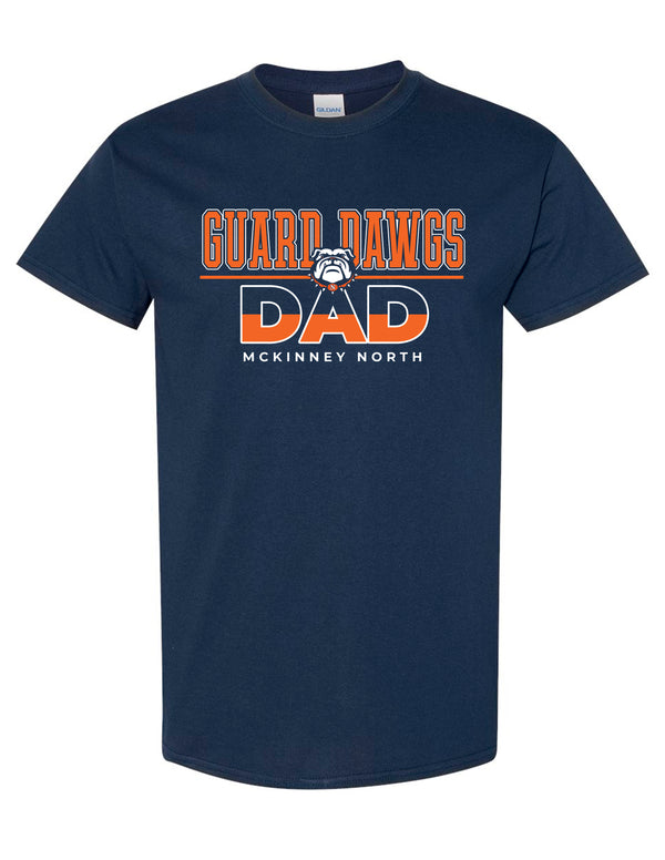 North Guard Dawgs Navy Dad Design Tee
