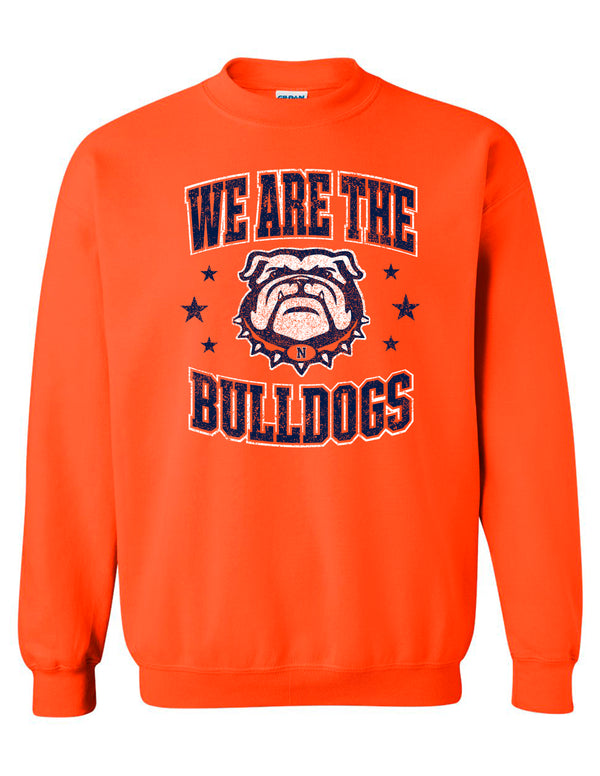 North Guard Dawgs Orange WE ARE Design Crewneck Sweatshirt