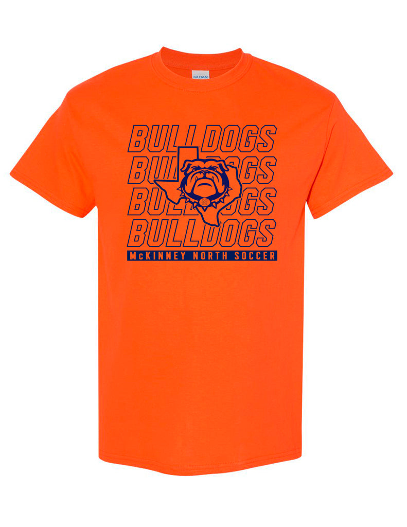 North Soccer ORANGE OUT Gildan Tee