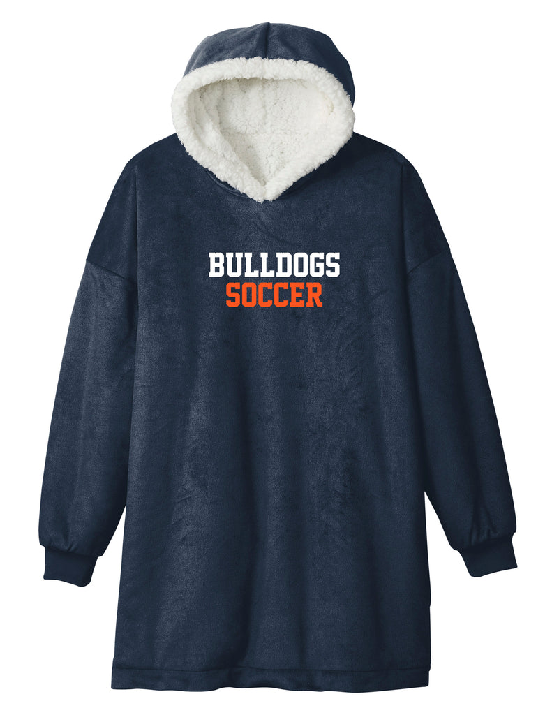 North Soccer Port & Co. Wearable Blanket with Embroidery