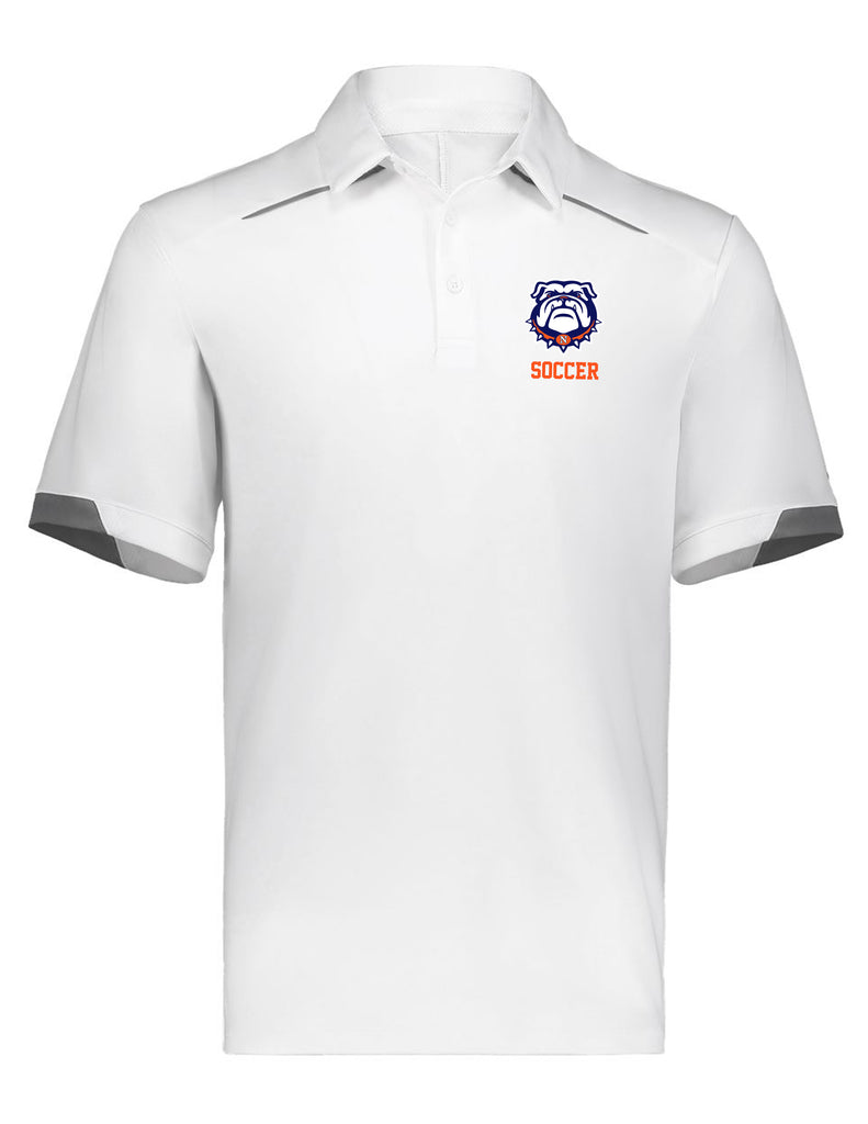 North Soccer Russell Athletics White Polo