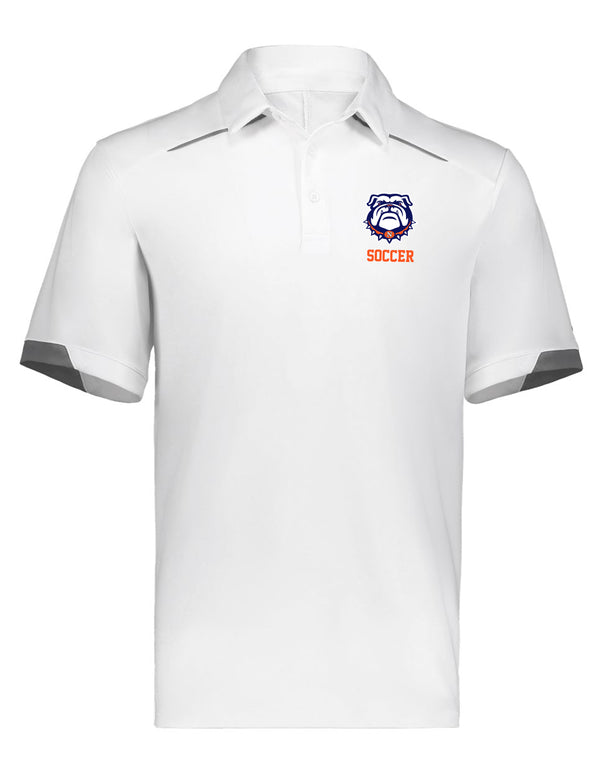North Soccer Russell Athletics White Polo