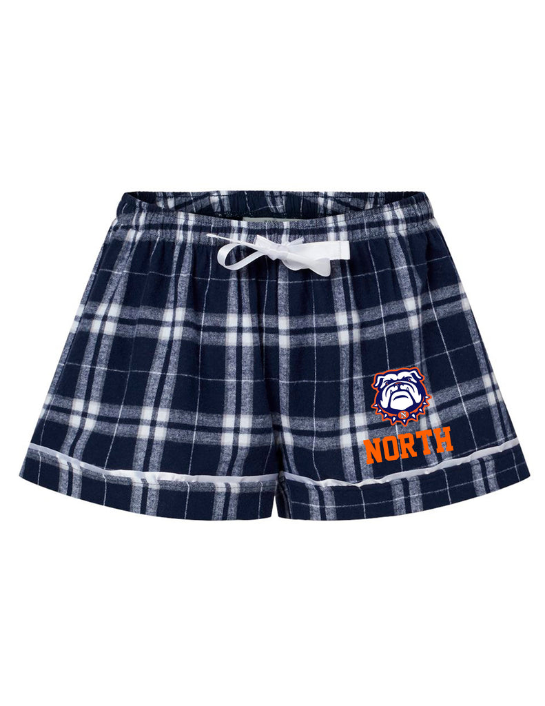 NorthStars Boxercraft Ladies Navy Flannel PJ Short