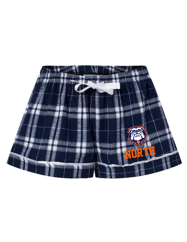NorthStars Boxercraft Ladies Navy Flannel PJ Short