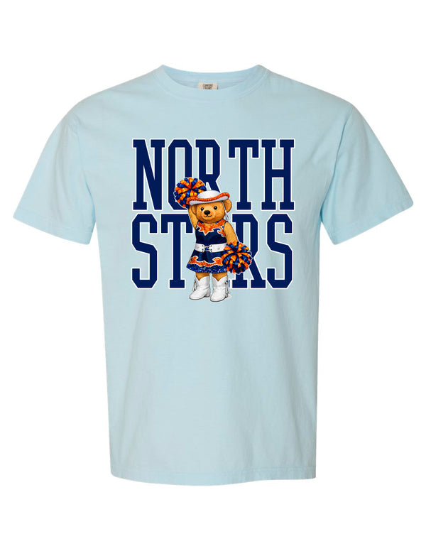 NorthStars Dance Bear Comfort Colors Chambray Tee