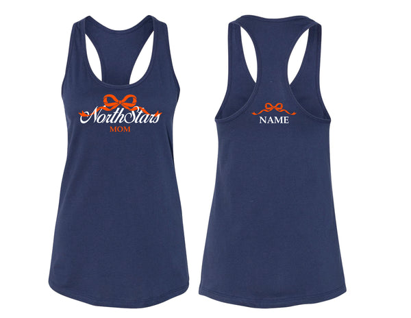 NorthStars Bella Canvas Mom Bow Racerback Tank Top