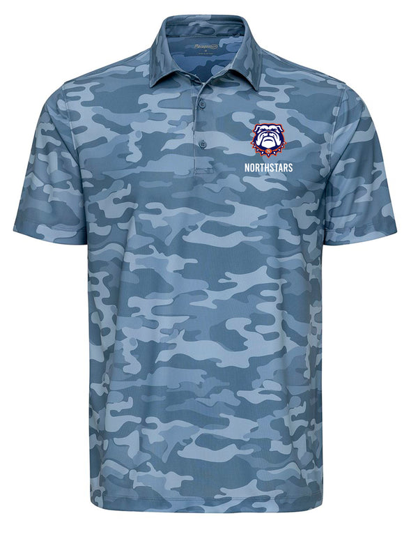 NorthStars Paragon Blue Camo Polo w/ Logo & "Northstars"