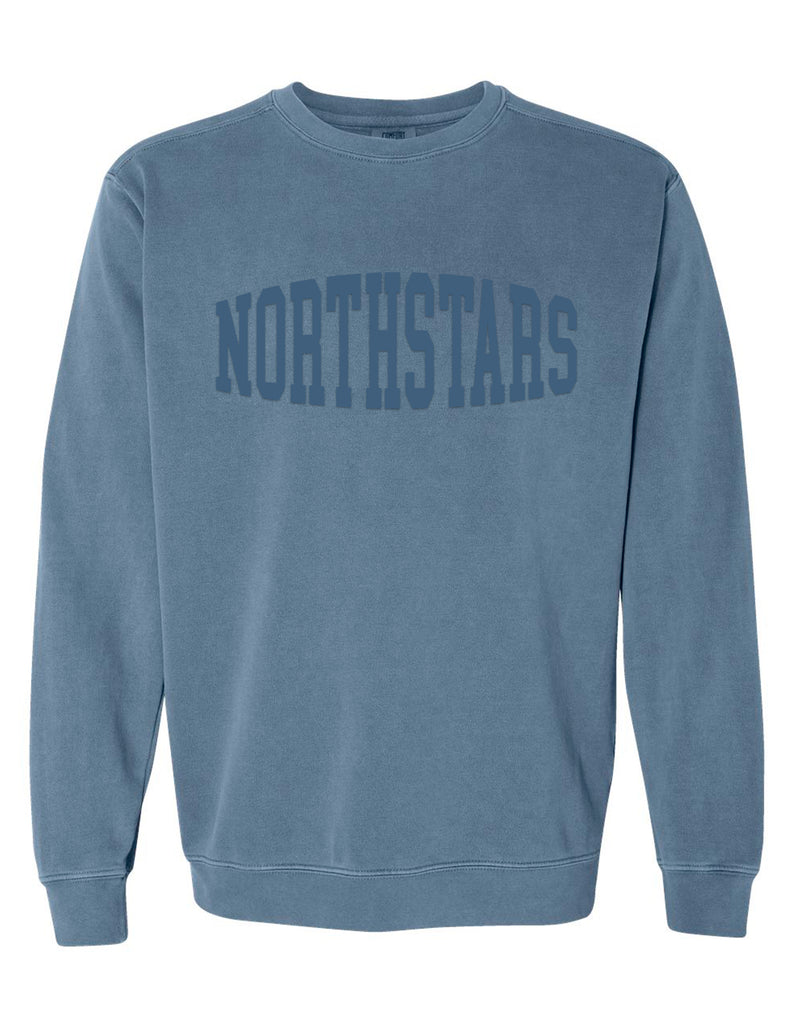 NorthStars Puffy DD Inspired Comfort Colors Blue Jean Crewneck