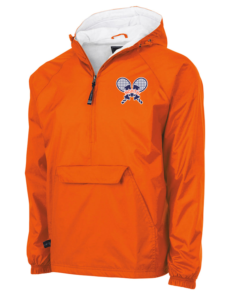 North Tennis Charles River All Weather Pullover Orange