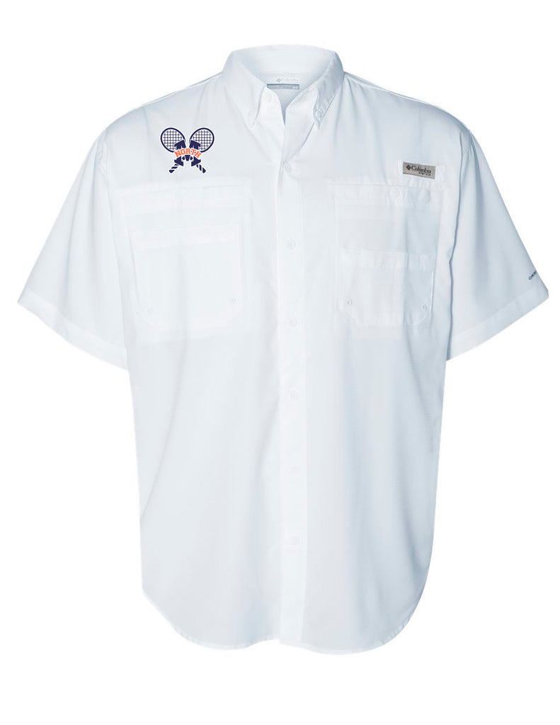 North Tennis Columbia Fishing Shirt White