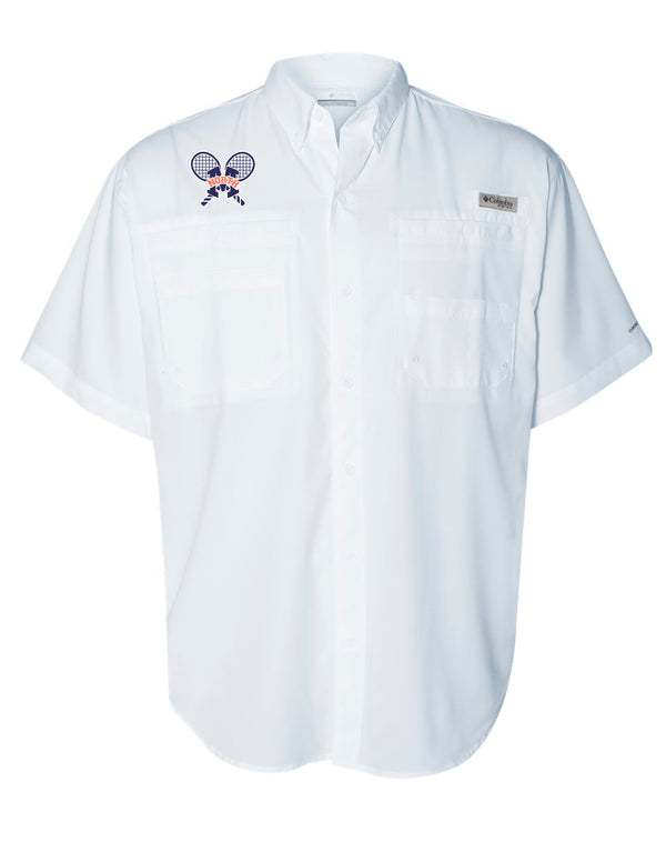 North Tennis Columbia Fishing Shirt White